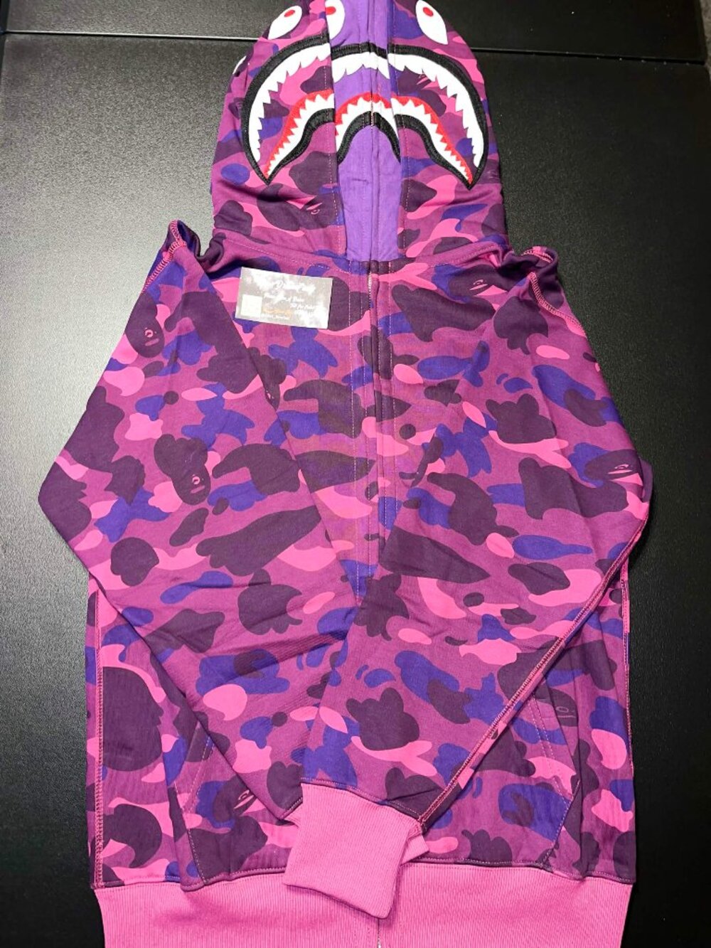 BAPE Color Camo Shark Full Zip Hoodie